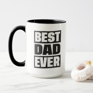 Mug Super papa génial art de mots