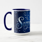 Mug Super Papa héros du café (Gauche)