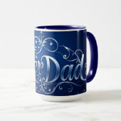 Mug Super Papa héros du café (Devant droit)