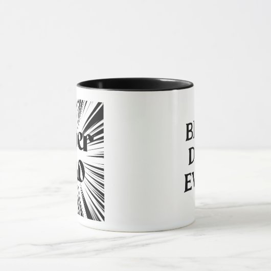 Mug Super Papa Mug, Superhero Thème, Cadeau pour père (Centre)