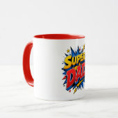 Mug Super Papa Pop Art Explosion (Devant gauche)