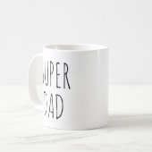 Mug "Super Papa" RAE DUNN inspiré (Devant gauche)
