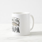 Mug Super Papa Rétro Design Vector pour la Pêche_1 (Devant droit)