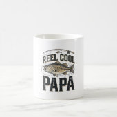 Mug Super Papa Rétro Design Vector pour la Pêche_1 (Centre)