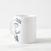 Mug Super Papy de Pêche Cool Style Vintage  (Devant gauche)