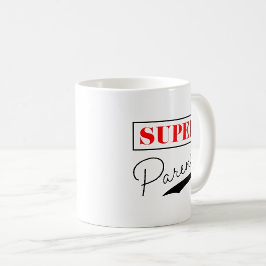 Mug Super parent (Devant droit)