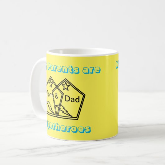 Mug Super Parents (Devant gauche)