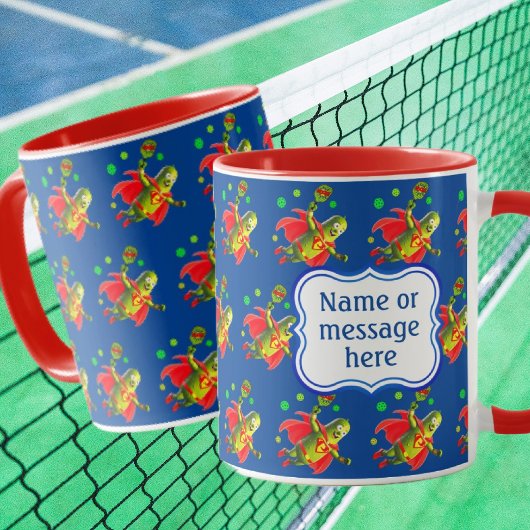 Mug Super Pickleman sur Blue Personnalisé