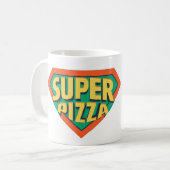 Mug super pizza Classic Mug, 11 oz (Devant gauche)