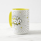 Mug SUPER POP! 'Corny' Popcorn Pun (Devant gauche)