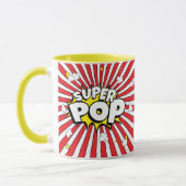 Mug SUPER POP ! Jeu | Popcorn et Stars | (Gauche)