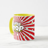 Mug SUPER POP ! Jeu | Popcorn et Stars | (Devant gauche)