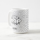 Mug SUPER POP! Quirky Fun Comic Book Pop Art D.I.Y (Devant gauche)