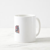 Mug Super Power Superhero Dachshund Chien (Devant droit)
