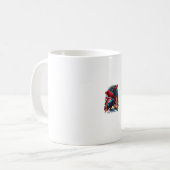 Mug Super Power Superhero Dachshund Chien (Devant gauche)