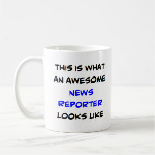Mug super reporter d'informations