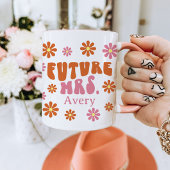 Mug Super Retro Daisy Future Mme Fiançailles Gift