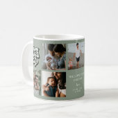 Mug Super Retro Happy Fête des pères 7 Photo Collage (Devant gauche)