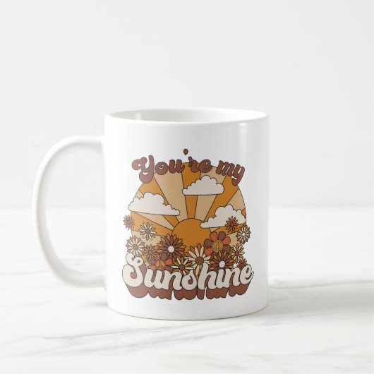Mug Super rétro | Vous êtes mon soleil (Gauche)