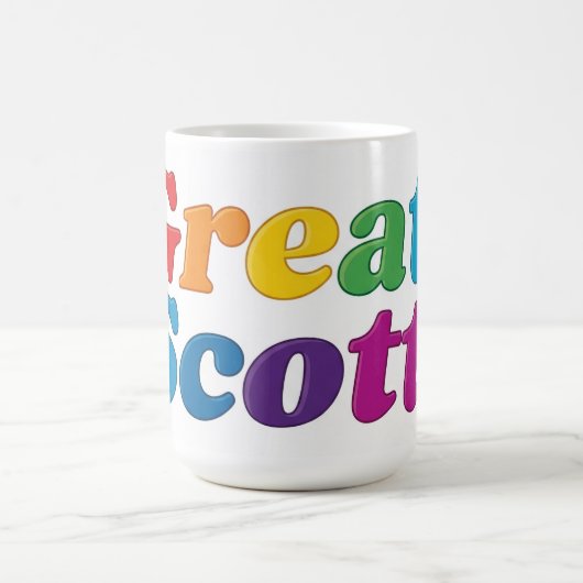 Mug Super Scott. (Centre)