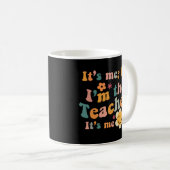Mug Super Son Moi Bonjour Im L'Enseignant Son Moi Ense (Devant droit)