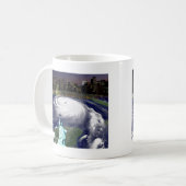 Mug Super Storm Sandy 2012, Oeil de la tempête_ (Devant gauche)