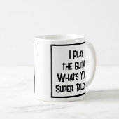 Mug Super Talent Guitariste. Joueur de guitare (Devant droit)
