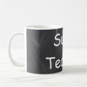 Mug Super Teacher Chalkboard (Gauche)