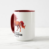 Mug Superbe année chinoise du Cheval de Feu 2026 (Devant gauche)