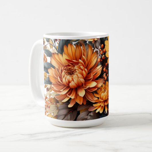Mug Superbe automne floral (Devant gauche)