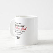 Mug Superbe Cadeau de Nom Personnalisé Professeur (Devant gauche)