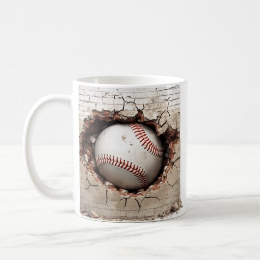 Mug Superbe Cadeau pour Fan de Baseball ! Baseball en (Gauche)