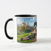 Mug Superbe café 3D sur le thème allemand (Gauche)