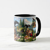 Mug Superbe café 3D sur le thème allemand (Devant droit)