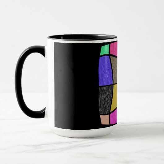 Mug Superbe design moderne de style Mondrian (Gauche)