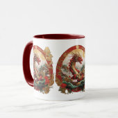 Mug Superbe dragon, nouvel an 2024 design (Devant gauche)