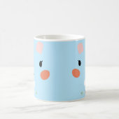 Mug Superbe face de lapin rose (Centre)