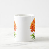 Mug Superbe fleur orange groovy. (Centre)