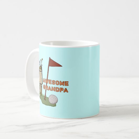 Mug Superbe Grandpa Golf (Devant gauche)