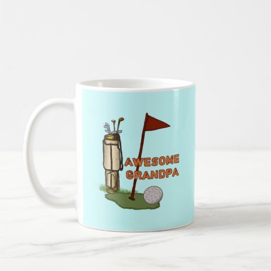 Mug Superbe Grandpa Golf (Gauche)