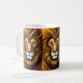 Mug Superbe Lion d'Or (Devant gauche)