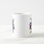 Mug Superbe orchidée classique bleue et magenta (Centre)