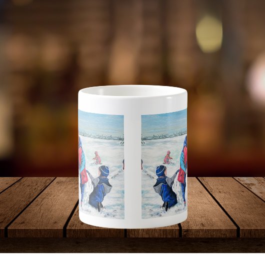 Mug Superbe première chute de neige en hiver