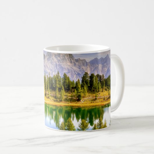 Mug Superbe vue Pittoresque sur les Dolomites en Itali (Devant droit)