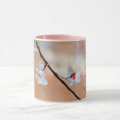 Mug Superbes fleurs japonaises d'abricot (Centre)