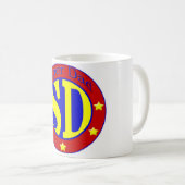 Mug superdad-insigne (Devant droit)