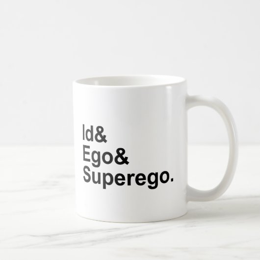 Mug Superego | d'amour-propre d'identification trois (Droite)