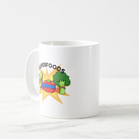 Mug Superfoods Funny Vegetable Pun (Devant gauche)