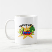 Mug Superfoods Funny Vegetable Pun (Gauche)