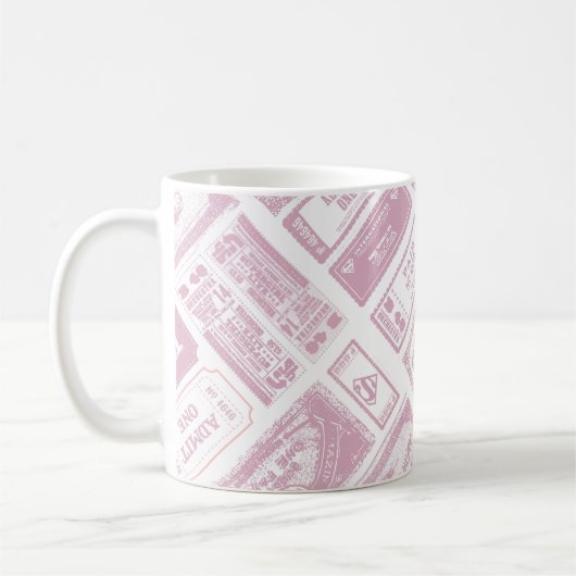 Mug Supergirl Admettre Un Motif Rose (Gauche)